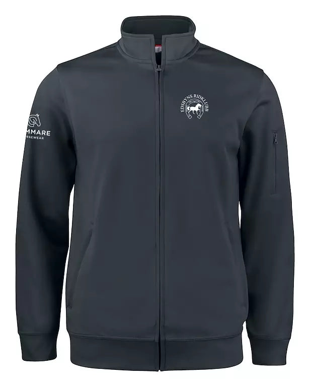 EDSBYNS RIDKLUBB BASIC ACTIVE CARDIGAN UNISEX SVART