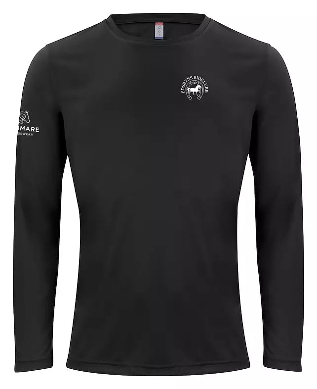 EDSBYNS RIDKLUBB BASIC ACTIVE LONGSLEEVE SVART
