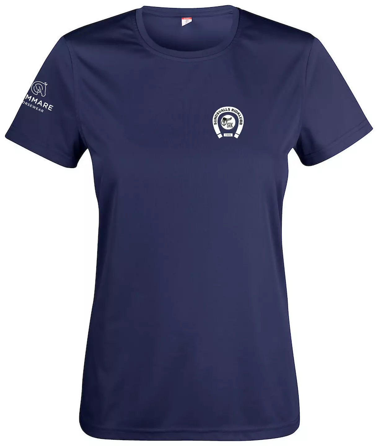 SUNDSVALS RIDKLUBB BASIC ACTIVE T-SHIRT NAVY
