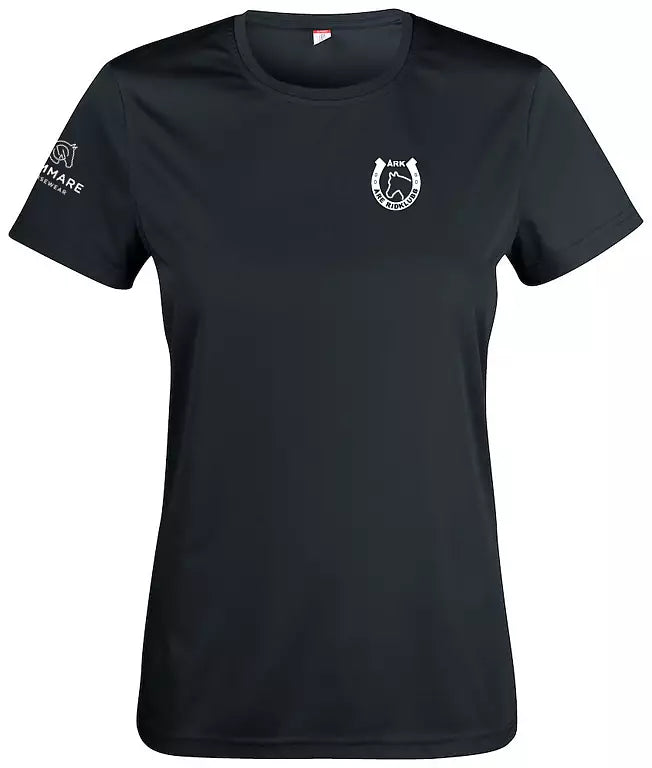 ÅRE RIDKLUBB BASIC ACTIVE T-SHIRT DAM SVART