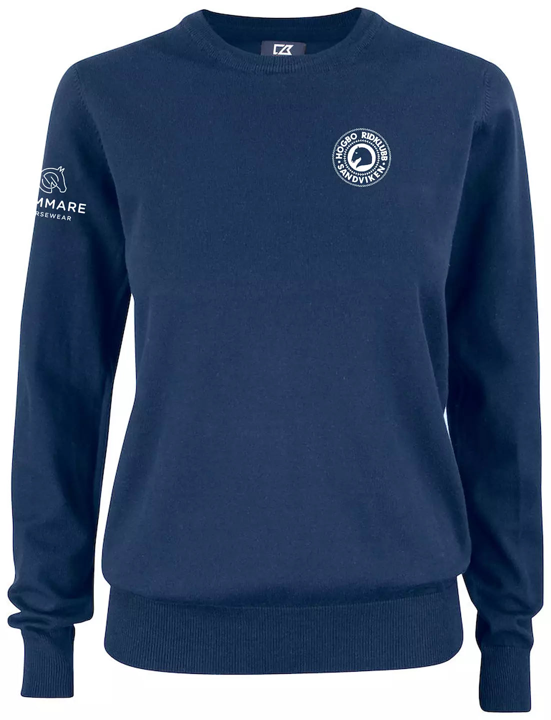 HÖGBO RIDKLUBB OAKVILLE CREWNECK NAVY
