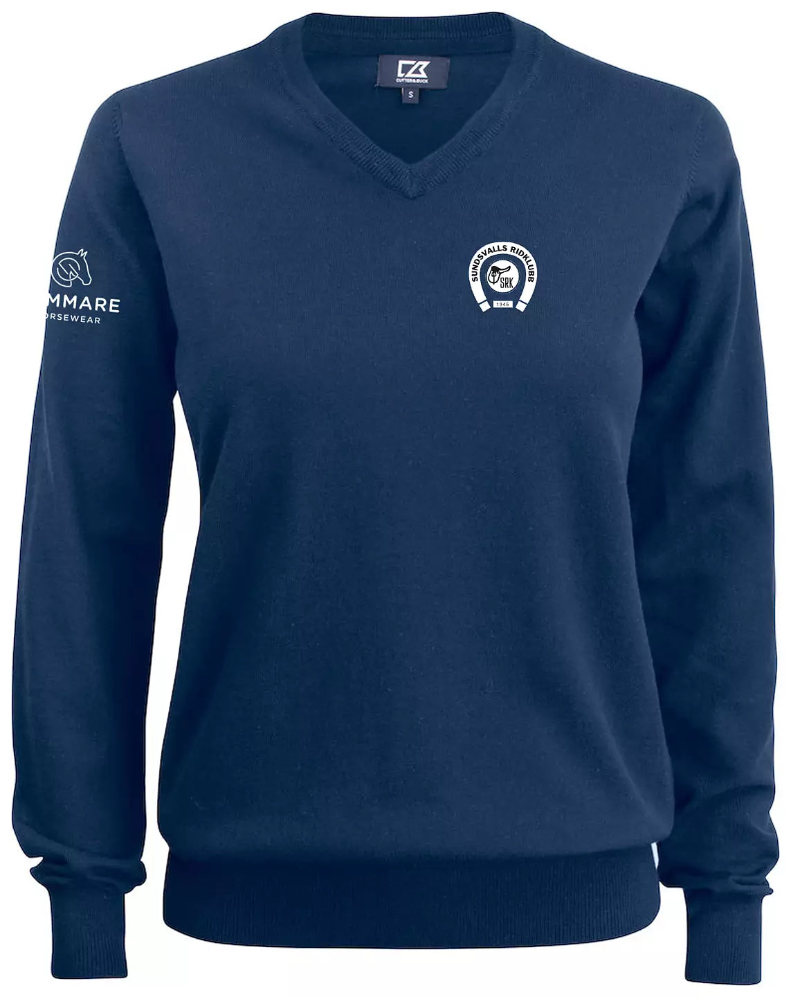 SUNDSVALLS RIDKLUBB OAKVILLE V-NECK NAVY