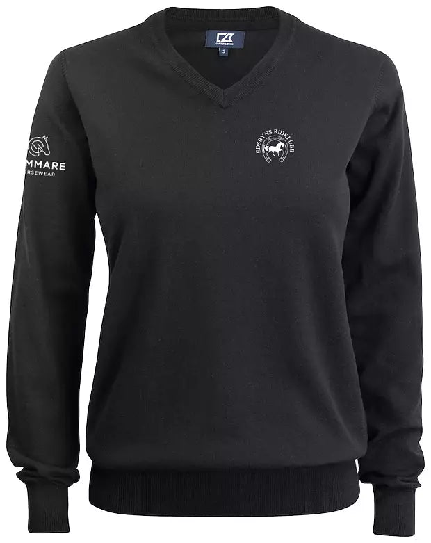 EDSBYNS RIDKLUBB OAKVILLE V-NECK SVART