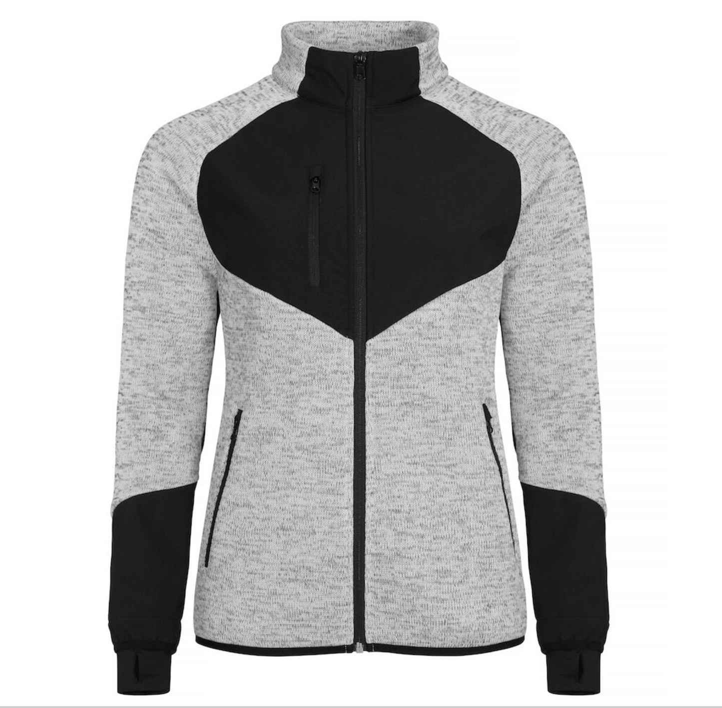 HAINES FLEECE JACKA DAM GRÅ