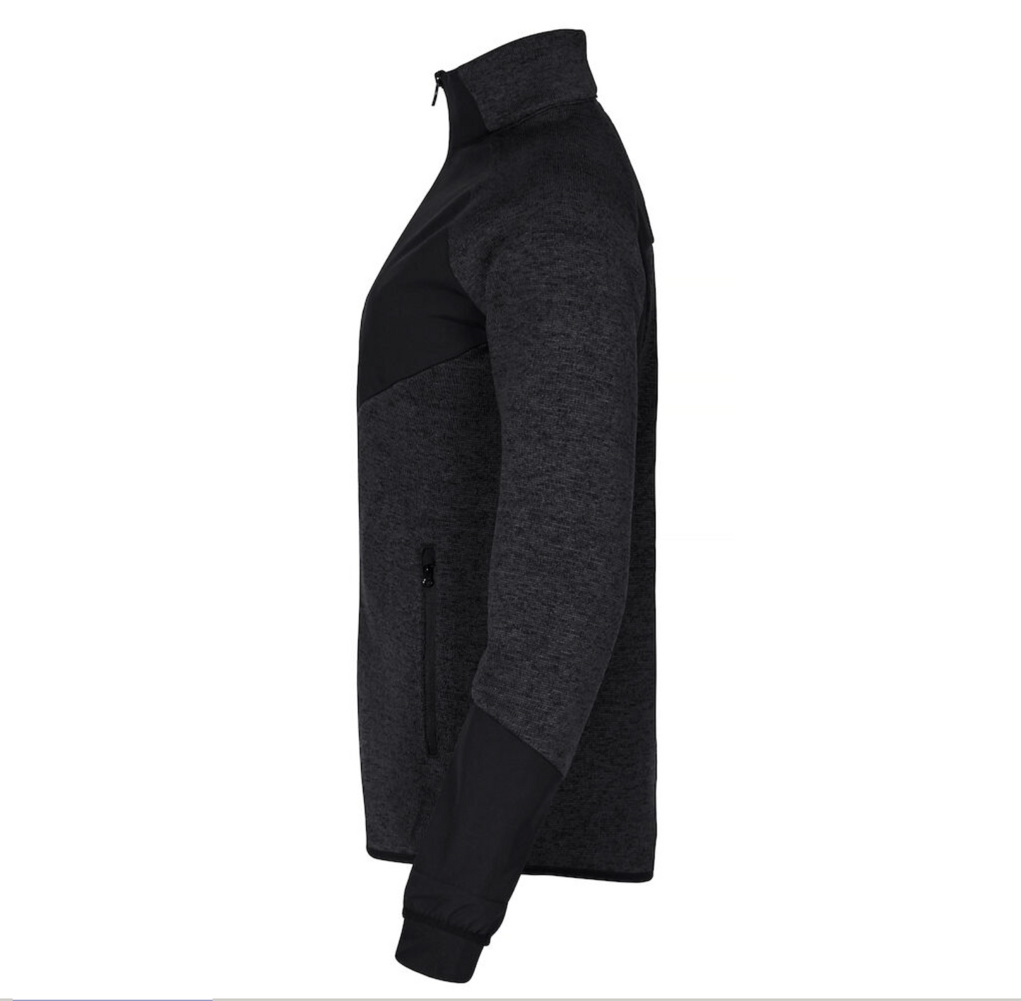 HAINES FLEECE JACKA DAM SVART