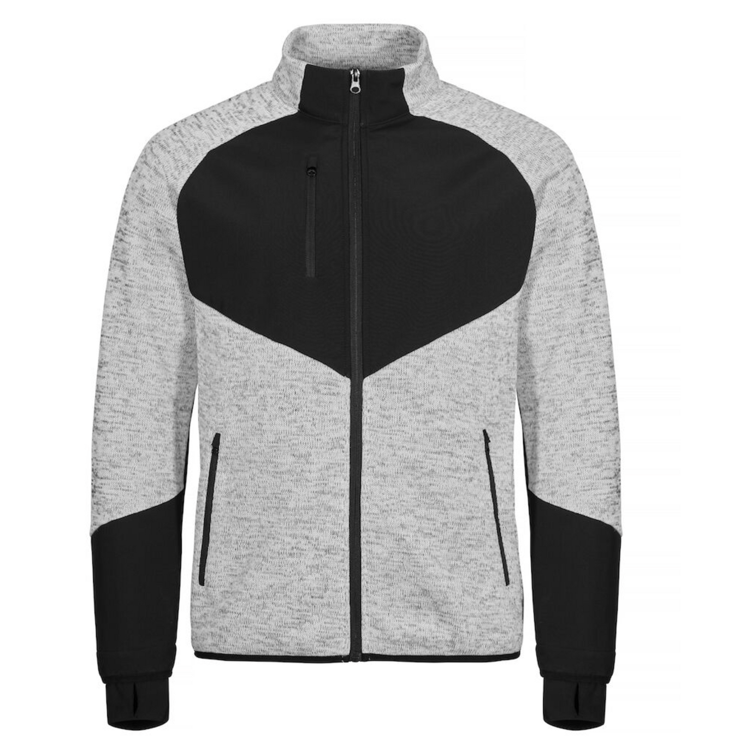 HAINES FLEECE JACKA UNISEX GRÅ