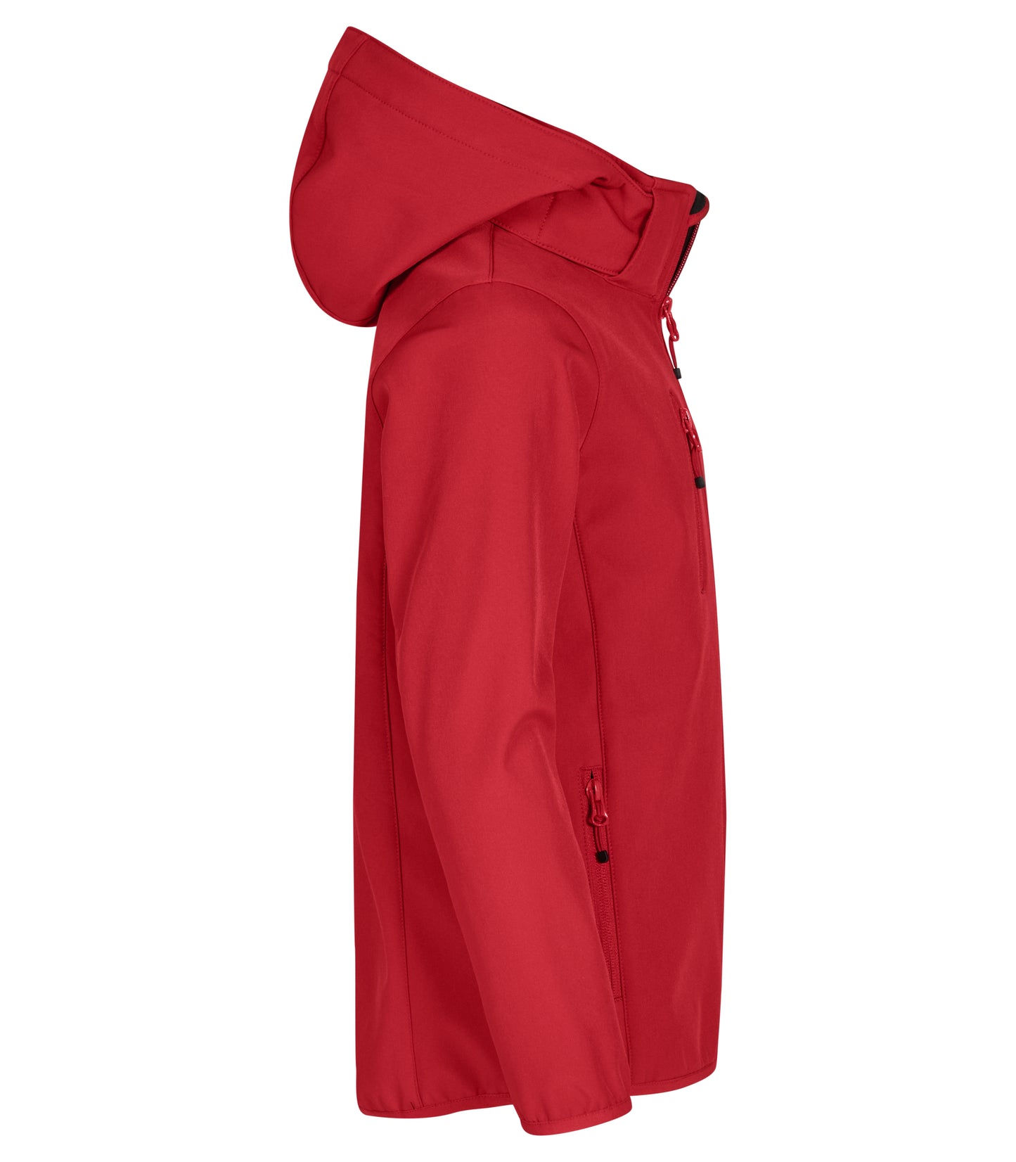 CLASSIC SOFTSHELL HOODY DAM RÖD