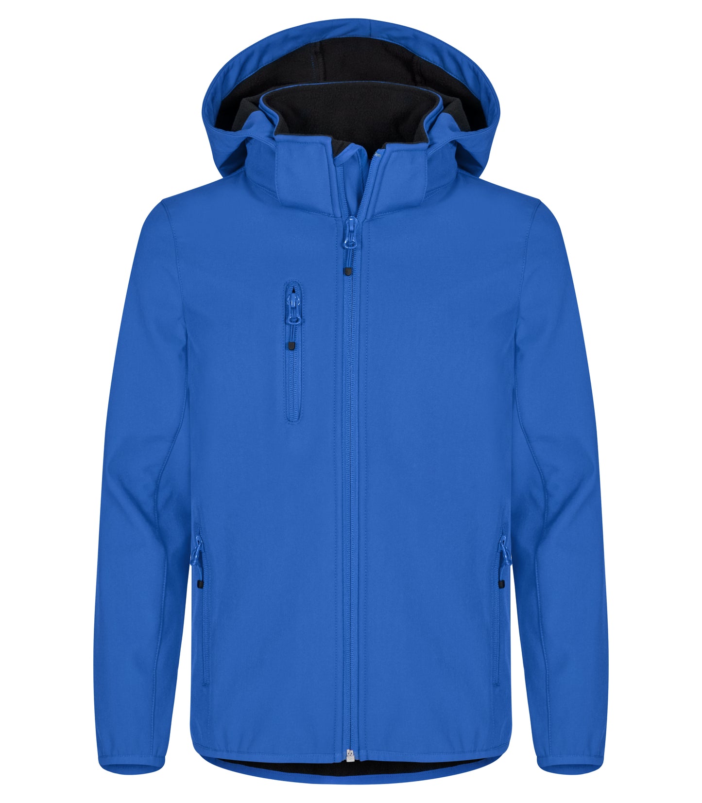 CLASSIC SOFTSHELL HOODY DAM ROYALBLÅ