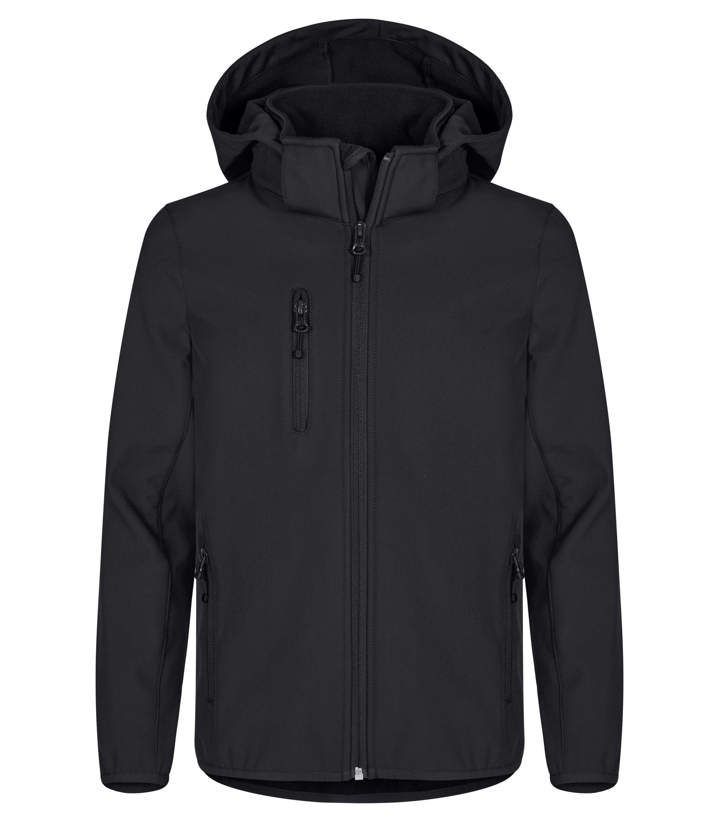 CLASSIC SOFTSHELL HOODY UNISEX SVART