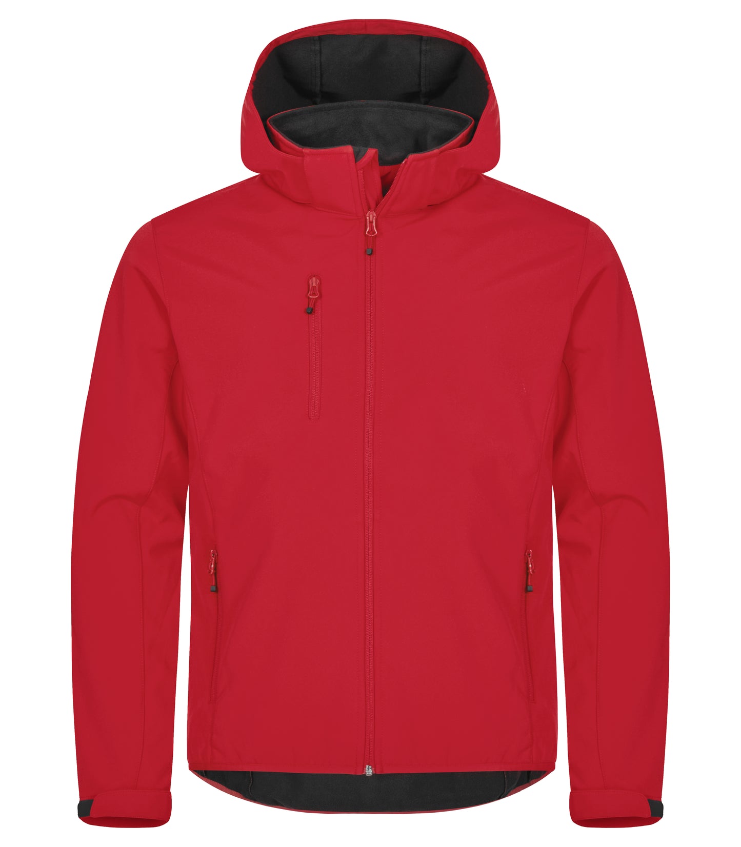 CLASSIC SOFTSHELL HOODY UNISEX RÖD