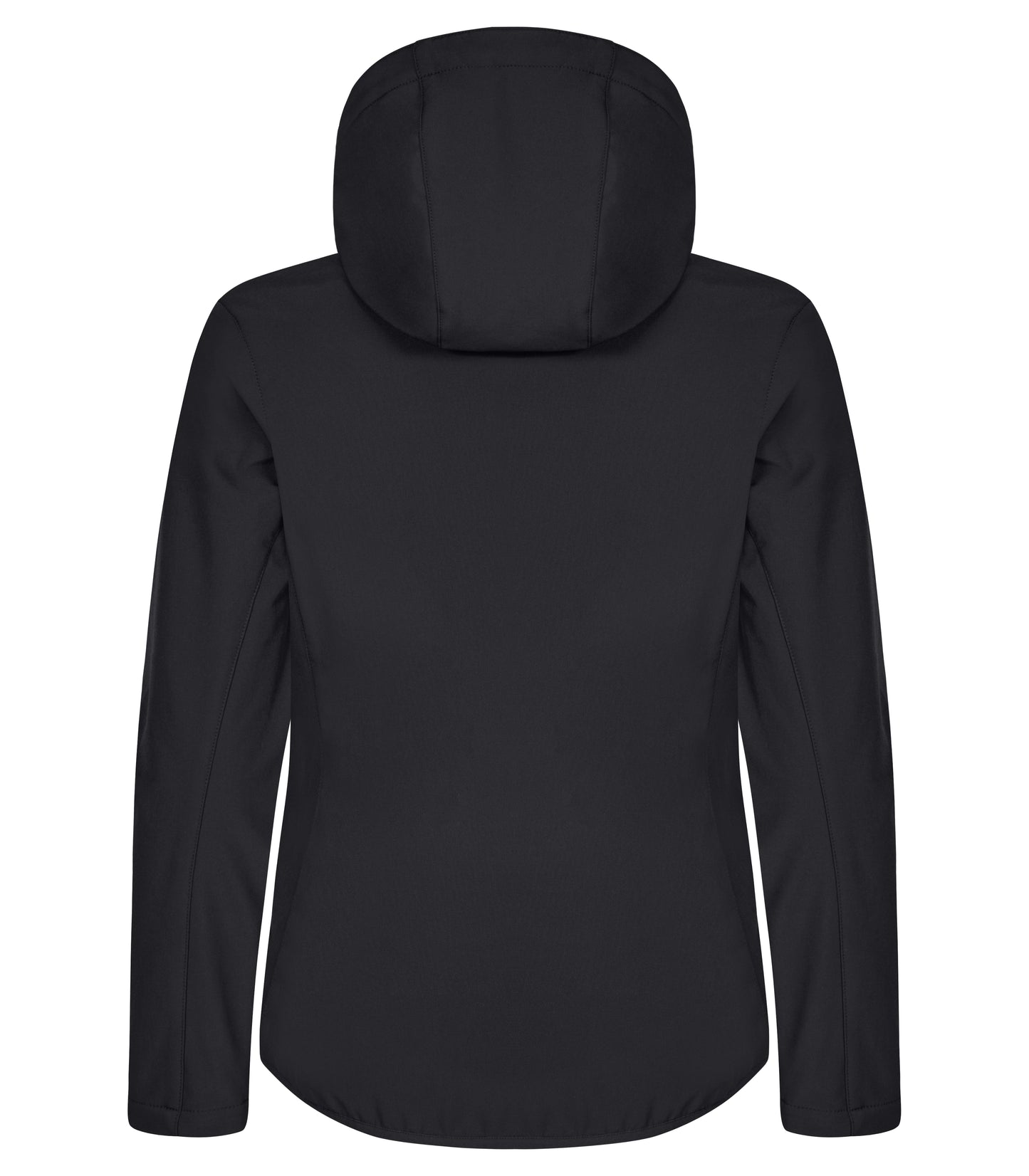 CLASSIC SOFTSHELL HOODY DAM SVART