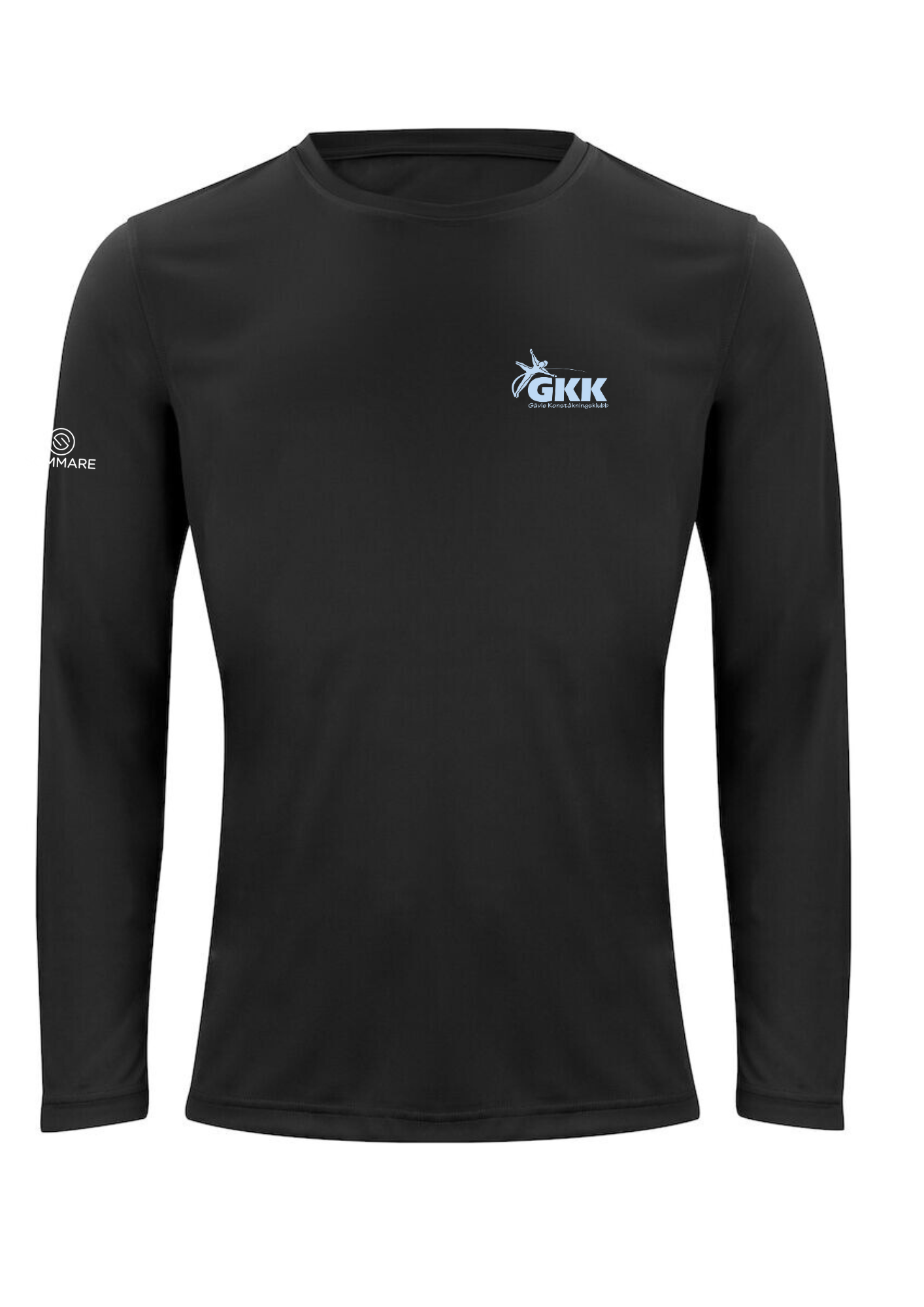 GÄVLE KONSTÅKNINGSKLUBB BASIC ACTIVE LONGSLEEVE JUNIOR SVART