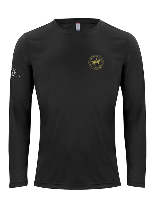 ESKILSTUNAORTENS RYTTARFÖRENING BASIC ACTIVE T-SHIRT LONGSLEEVE JUNIOR SVART