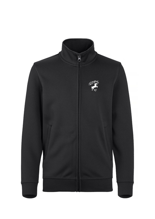 RINGNÄS RYTTARFÖRENING BASIC ACTIVE CARDIGAN JUNIOR SVART