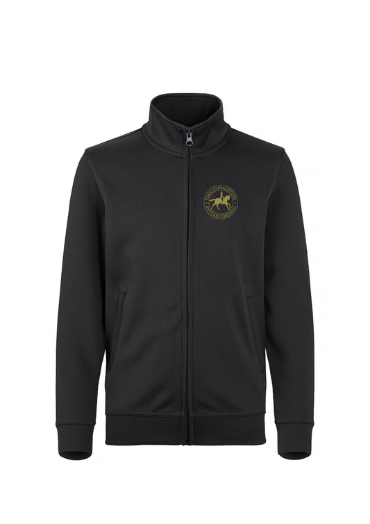 ESKILSTUNAORTENS RYTTARFÖRENING BASIC ACTIVE CARDIGAN JUNIOR SVART