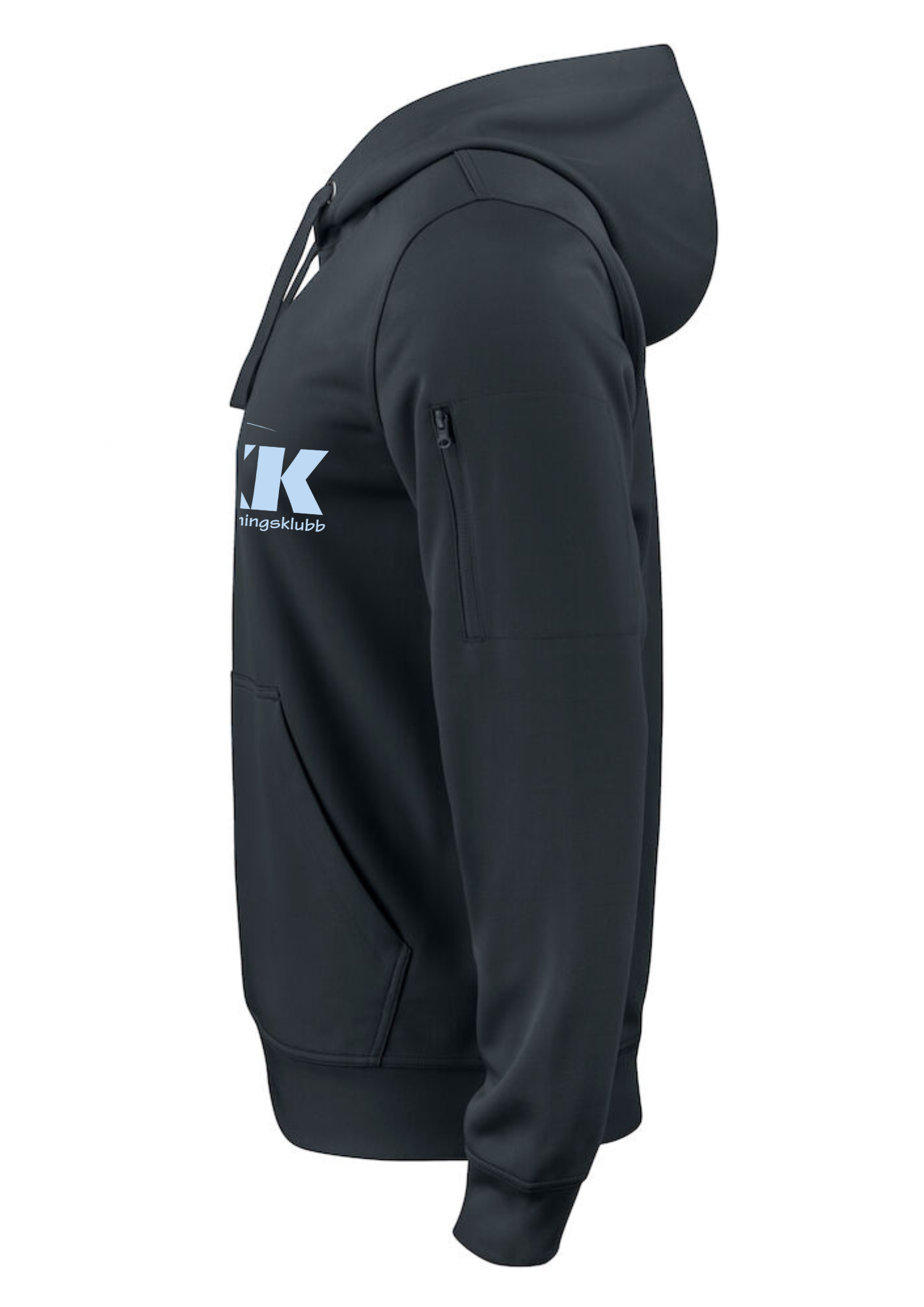 GÄVLE KONSTÅKNINGSKLUBB BASIC ACTIVE HOOD SVART