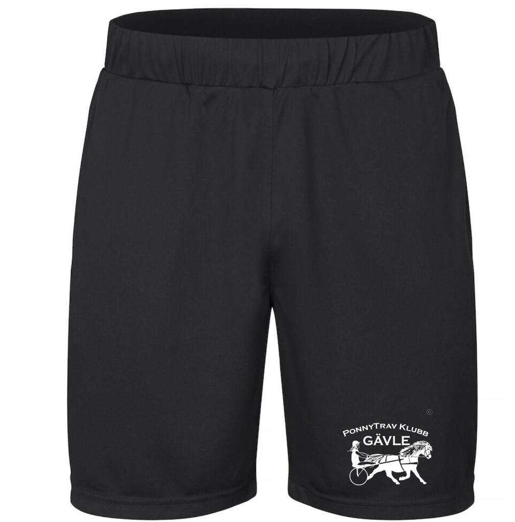 GÄVLE PONNYTRAVKLUBB BASIC ACTIVE SHORTS UNISEX SVART