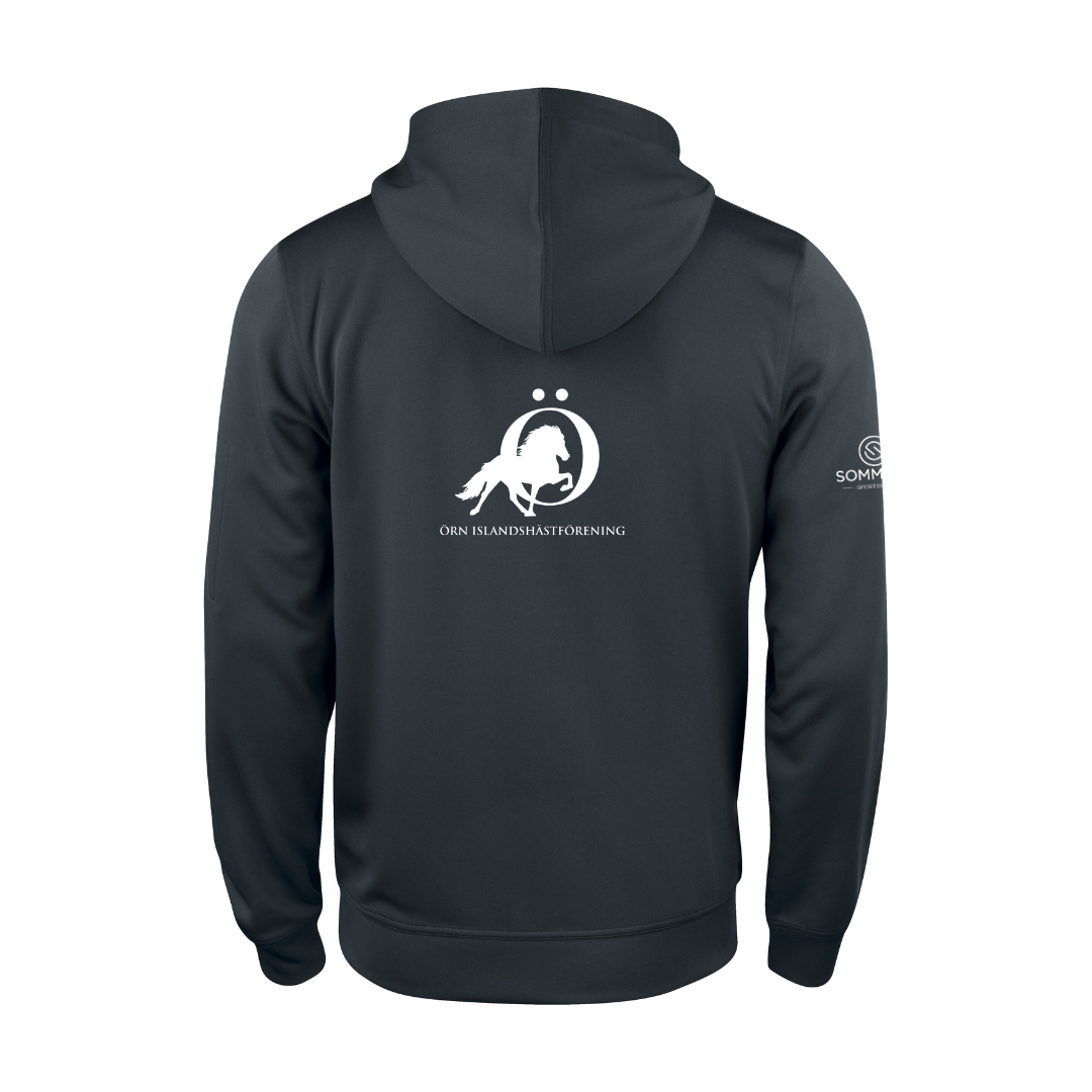 ÖRN ISLANDSHÄSTFÖRENING BASIC ACTIVE HOODY FULL ZIP UNISEX