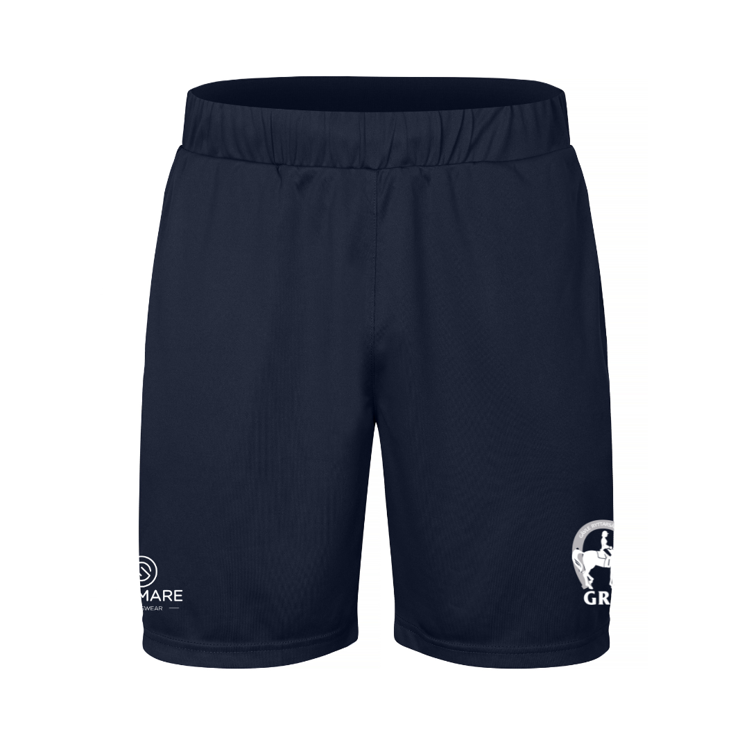 GÄVLE RYTTARSÄLLSKAP BASIC ACTIVE SHORTS JUNIOR NAVY