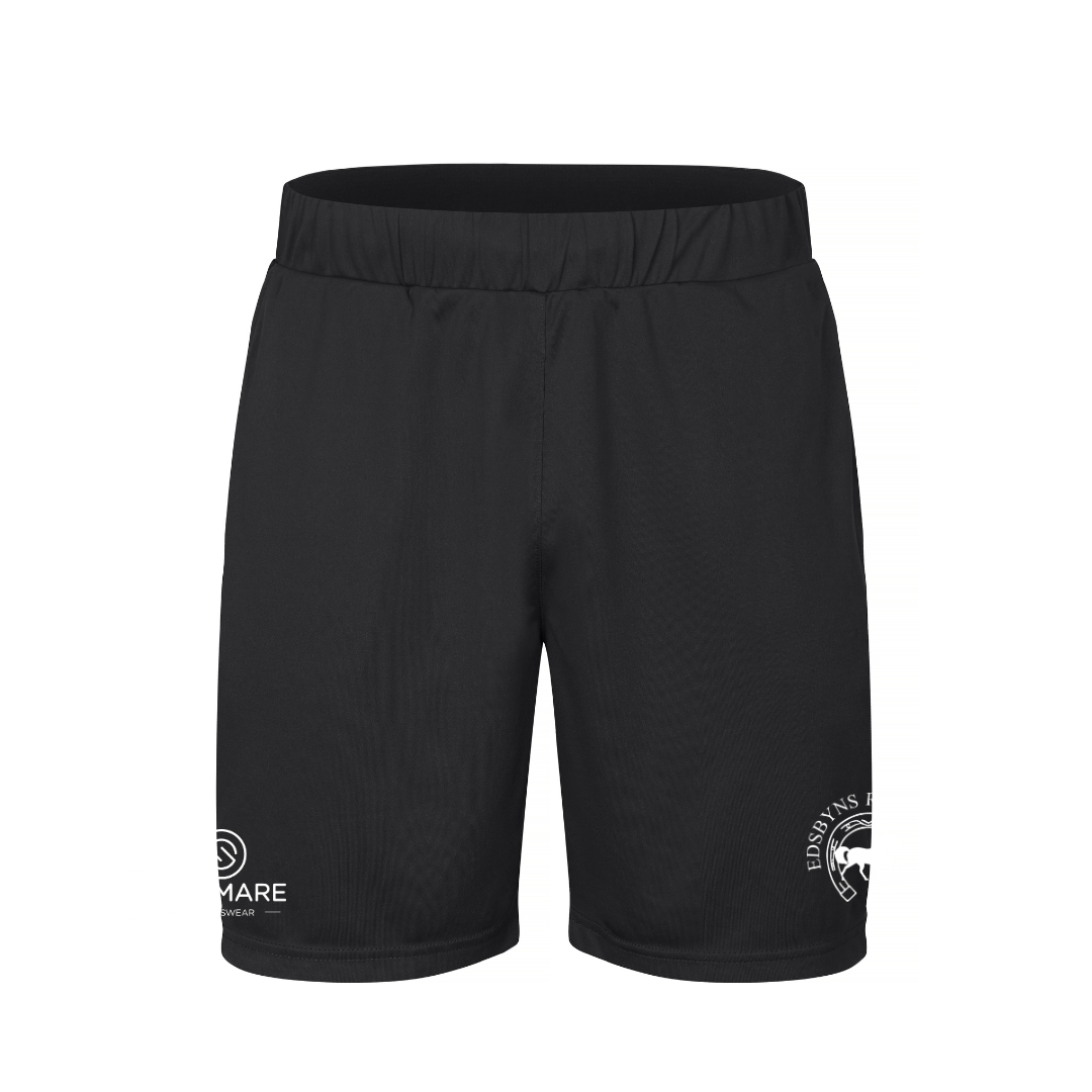 EDSBYNS RIDKLUBB BASIC ACTIVE  SHORTS JUNIOR SVART