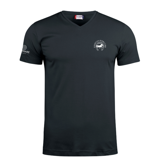 EDSBYNS RIDKLUBB BASIC T-SHIRT V-NECK UNISEX SVART