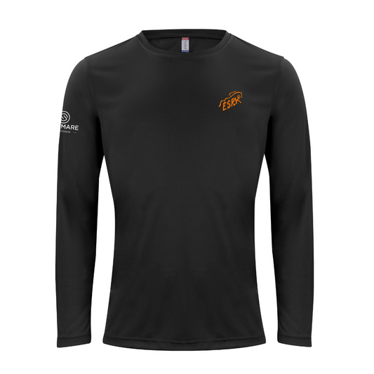 ERIKSDALS SPORTRYTTARKLUBB BASIC ACTIVE LONGSLEEVE DAM SVART