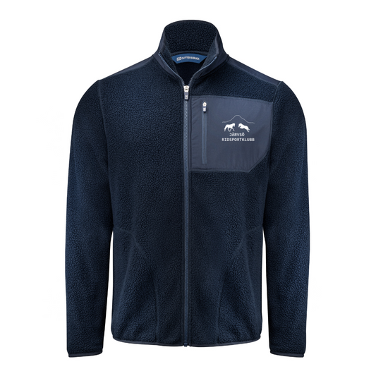 JÄRVSÖ RIDSPORTKLUBB CASCADE SHERPA FLEECE JACKA NAVY UNISEX